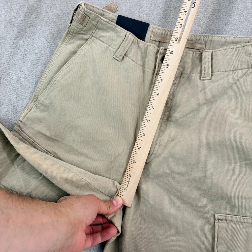 Banana Republic Brushed Twill Stretch Paratrooper Cargo Pants in Tan Men‎ 31x28